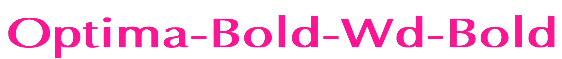 Optima-Bold-Wd-Bold预览图片
