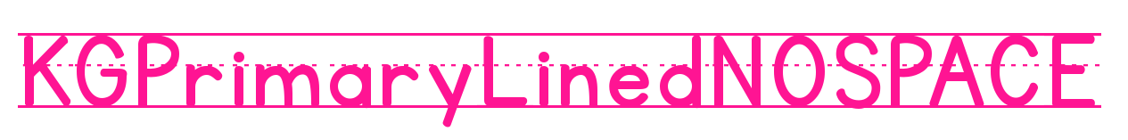 KGPrimaryLinedNOSPACE预览图片