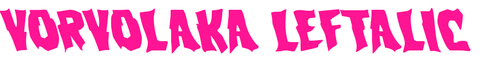 Vorvolaka Leftalic预览图片