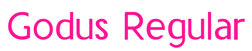 Godus Regular预览图片