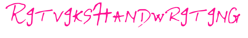 RitviksHandwriting预览图片