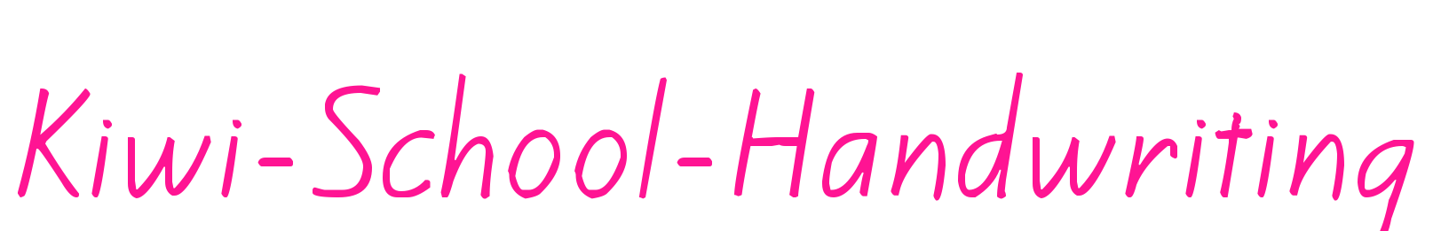 Kiwi-School-Handwriting预览图片