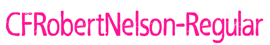 CFRobertNelson-Regular预览图片