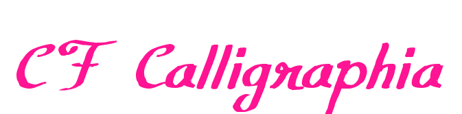 CF Calligraphia预览图片
