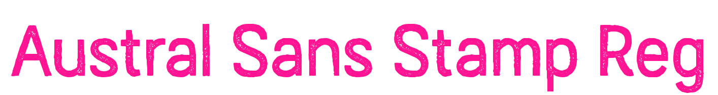 Austral Sans Stamp Reg预览图片
