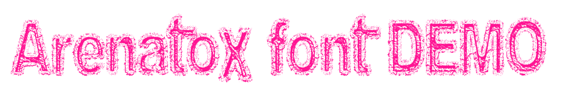 Arenatox font DEMO预览图片