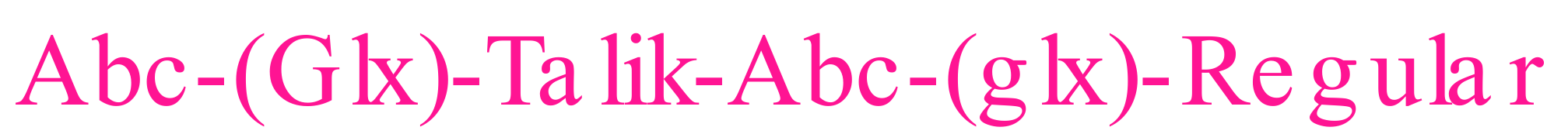 Abc-(Glx)-Talik-Abc-(glx)-Regula预览图片