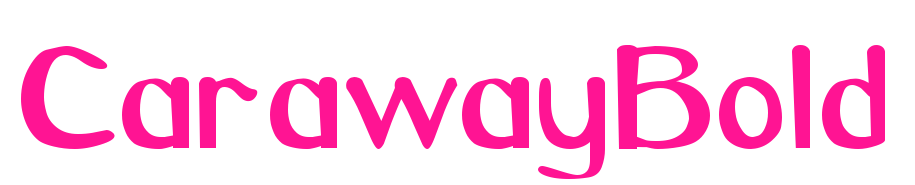 CarawayBold预览图片