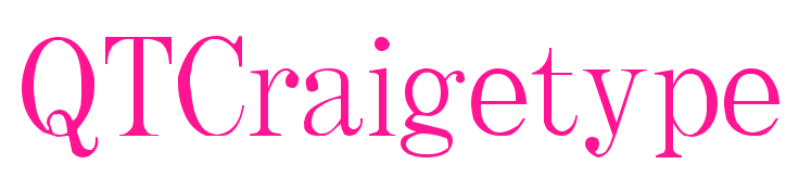 QTCraigetype预览图片