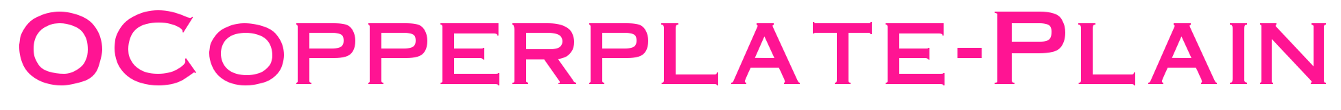 OCopperplate-Plain预览图片