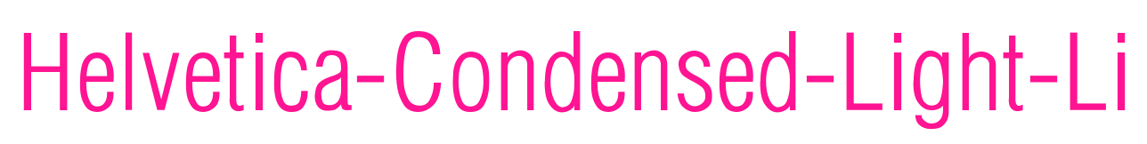 Helvetica-Condensed-Light-Li预览图片