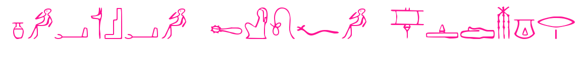 Pharoah Glyph Medium预览图片