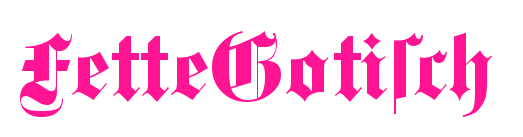 FetteGotisch预览图片