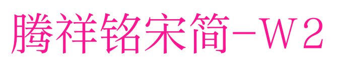 腾祥铭宋简-W2预览图片