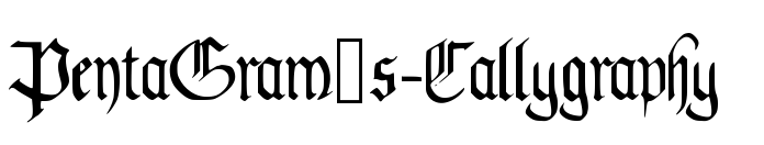 PentaGram’s-Callygraphy预览图片