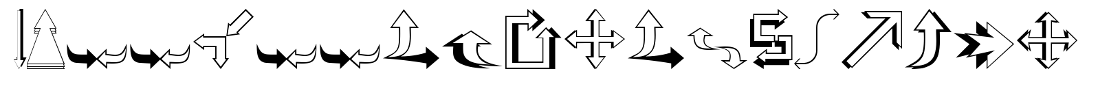 Carr Arrows (outline)预览图片