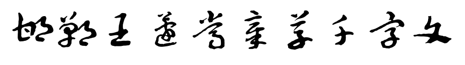 邯郸王蘧常章草千字文预览图片