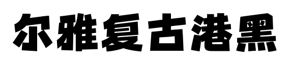 尔雅复古港黑
